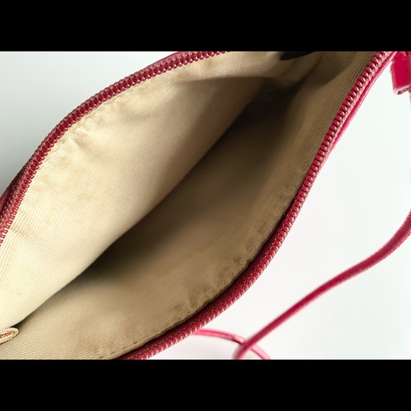 Coach Magenta Patent Leather Wristlet - Picture 5 of 6